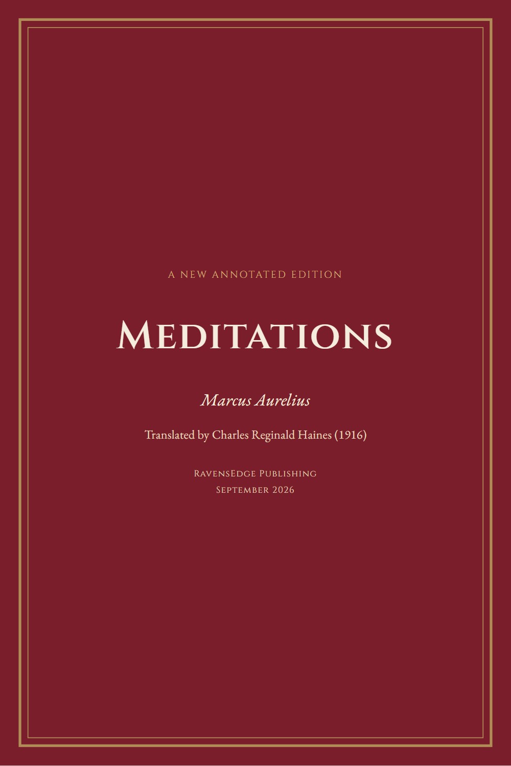 Cover of Meditations: An Annotated Edition